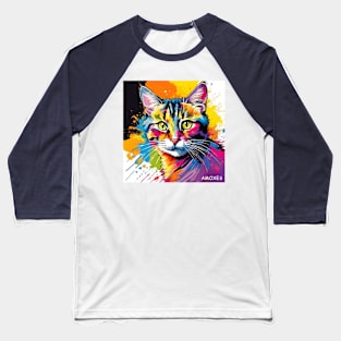 Cat A4 Baseball T-Shirt